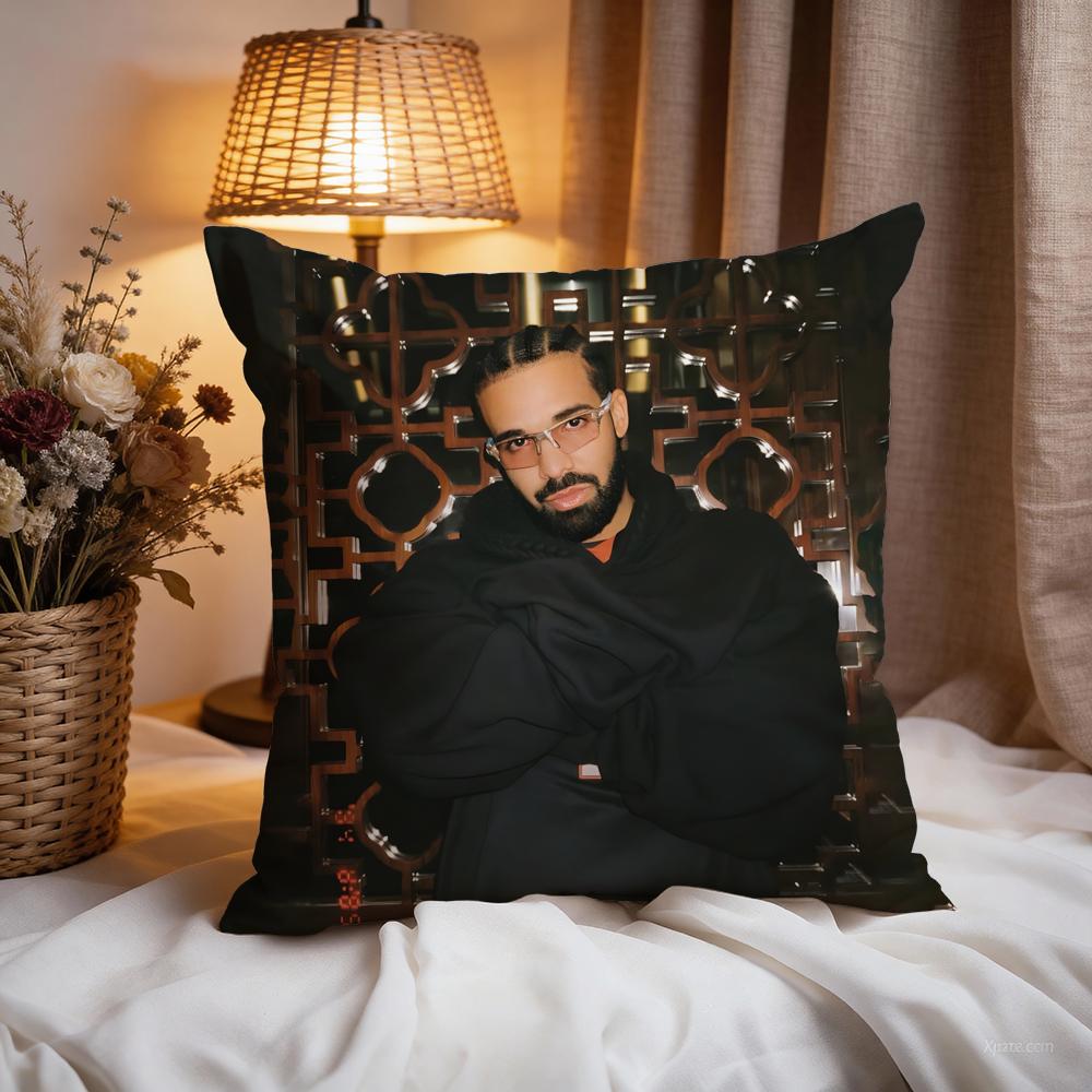 d-Drakes music singer hot Cushion Cover Premium Comfort Reversible Pillow Cove -Two in One Design for Any Room & Car Interior