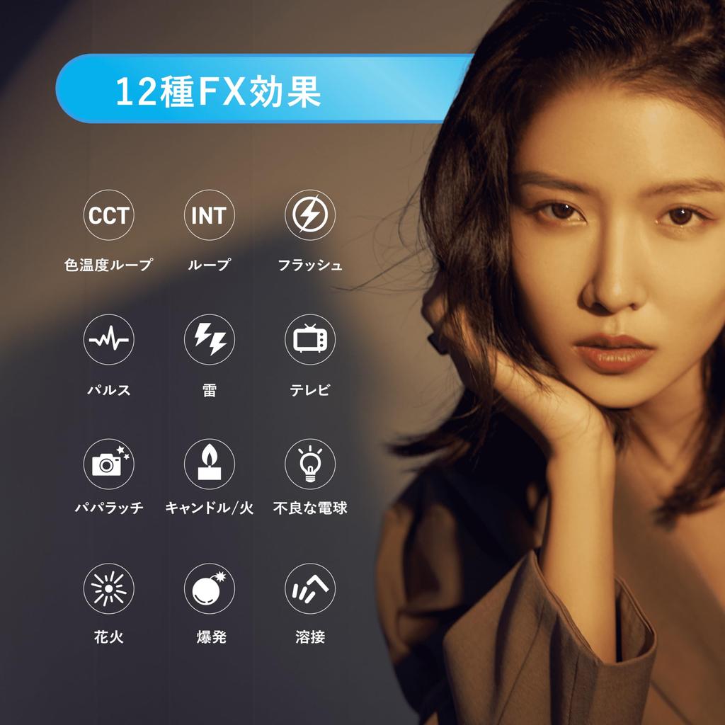 NANLITE Photography High Output Color Temperature CRI96 Bicolor Ambient 12 Types of Lighting Overheating App Bowens Silent Video Filling Live Black