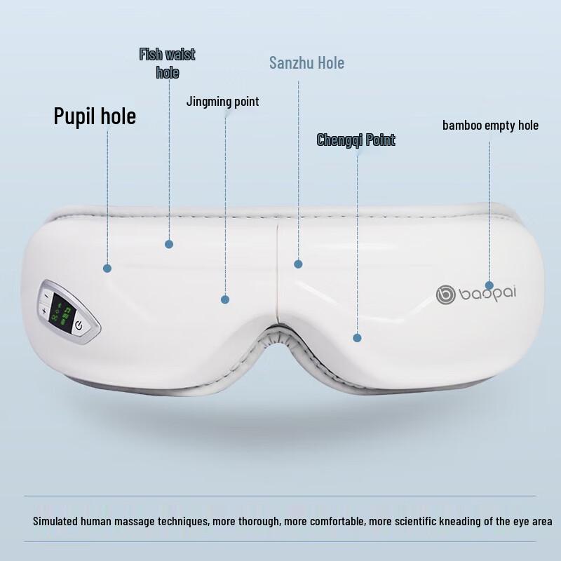 BAOPAI Smart Eye Massager with Bluetooth & Airbag