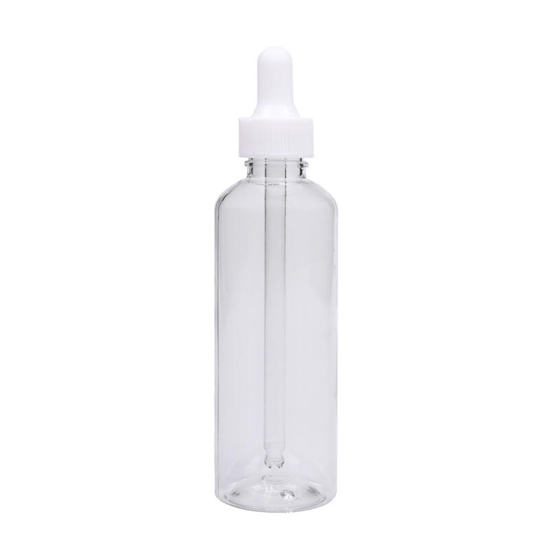 Plastic Dropper Bottle 100ml Cosmetic Container Portable