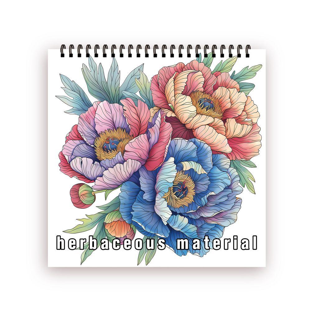 

30 листов Книга-раскраска для взрослых на спирали, 8,3x 8,3 дюйма, плотная бумага 100 г/м², идеально для подарков к возвращению в школу, подарков на Хэллоуин оранжевый