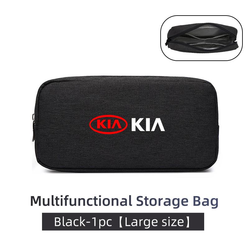 CNR2 Oxford Cloth Car Styling Digital Storage Bag Portable USB Data Cable Storage Case For KIA Ceed Sportage Rio K5 K2 Optima Cerato