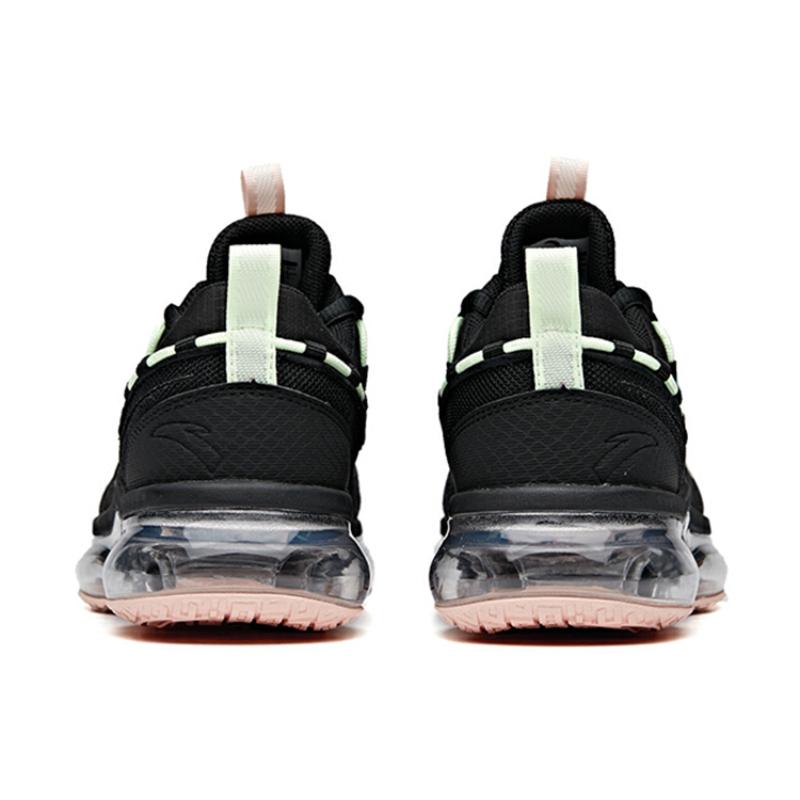 Anta Low-Top Running Shoes Women's Black Pink Sneakers 922035505-4