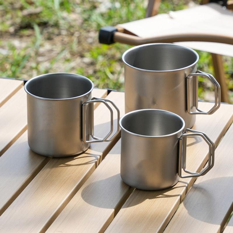 Kitchen Camping Drinking Cup Tourist Picnics Tableware Drinkware Travel Folding Coffee Teas Mug for Outdoor Activity