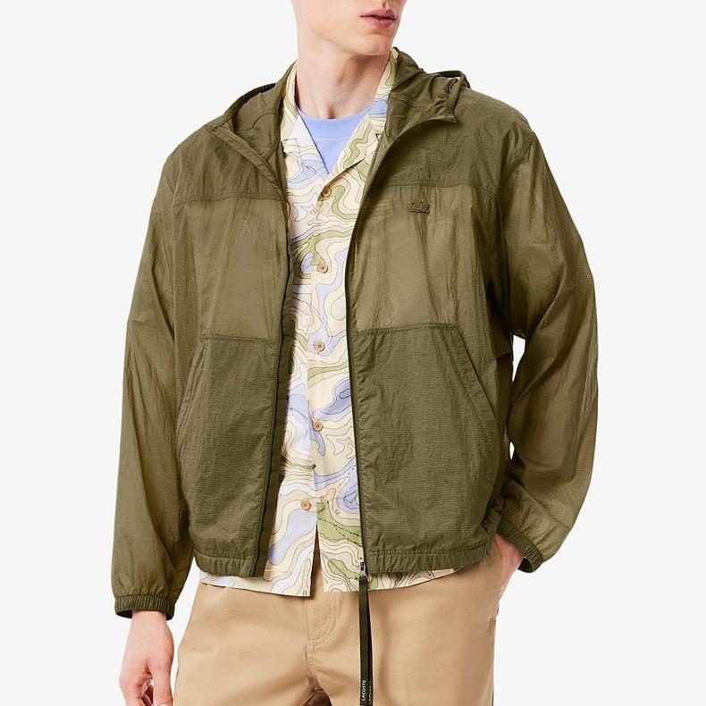 Lacoste Jackets Men's E9F/Olive Hooded Moderate Other BH2587