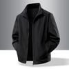 Men's Jacket Sports Loose Korean Style Casual Solid Color Pocket Long Sleeve Zipper Cardigan Top
