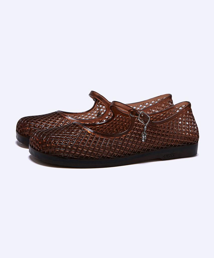 Otz Jelly Strap Shoes Brown Ozv1Gs227N