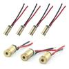 1pc High Quality 6V Copper Head Adjustable Lasers Dot Diode Module 4mm Laser Diodes 650nm5mw