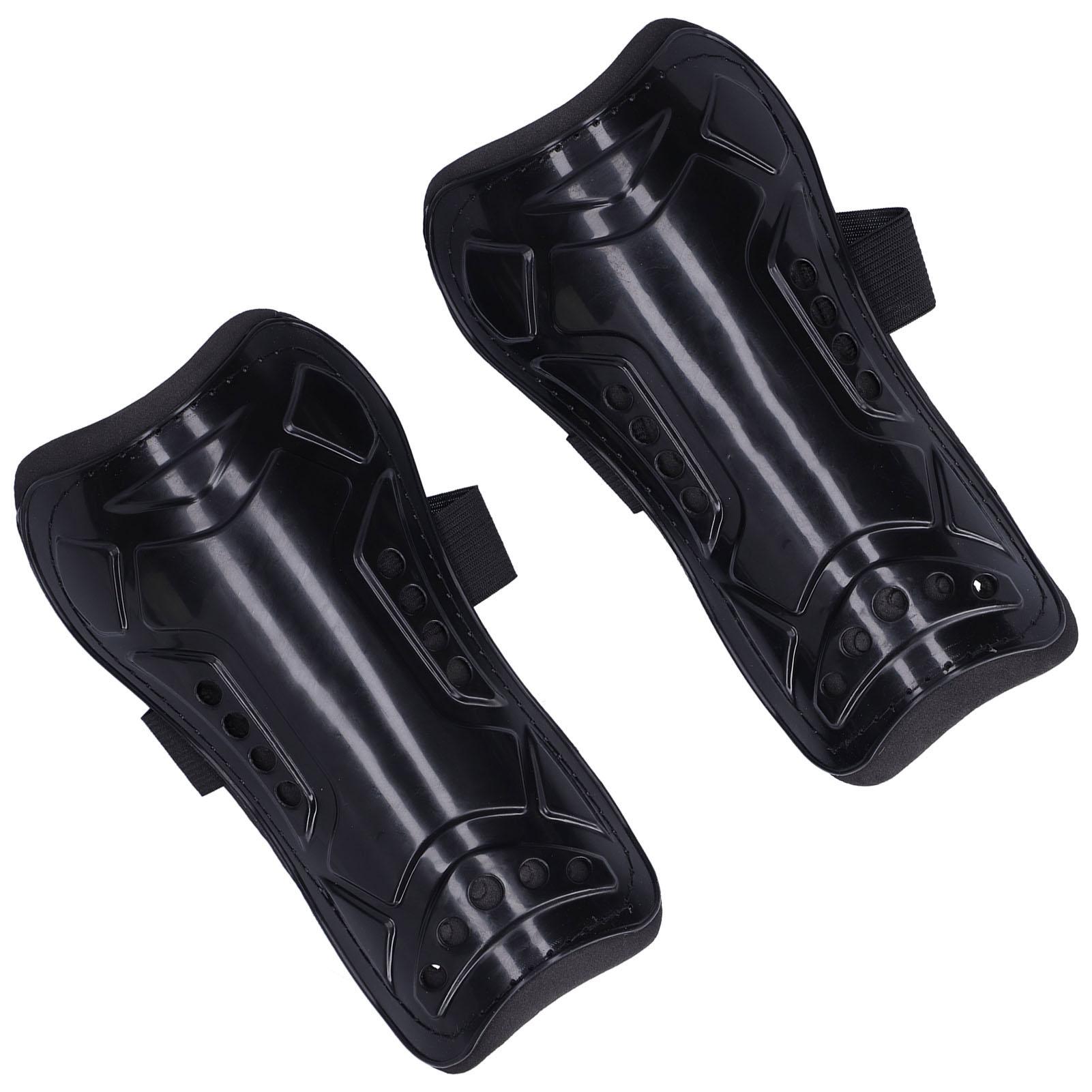 1 Pair Soccer Shin Pads Guard Football Sports Leg Protector Shin Pad for Adults TrainingBlack
