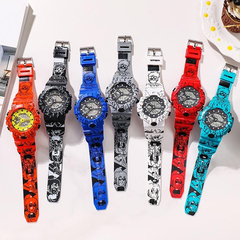 Sveglia Orologio Luce Notturna Spirale Naruto Per Bambini, Studenti E Appassionati Di Sport