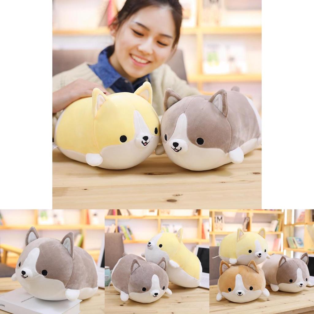 Miaoowa 30/50/60cm Cute Corgi Dog Plush Toy Soft Animal Pillow For All Ages