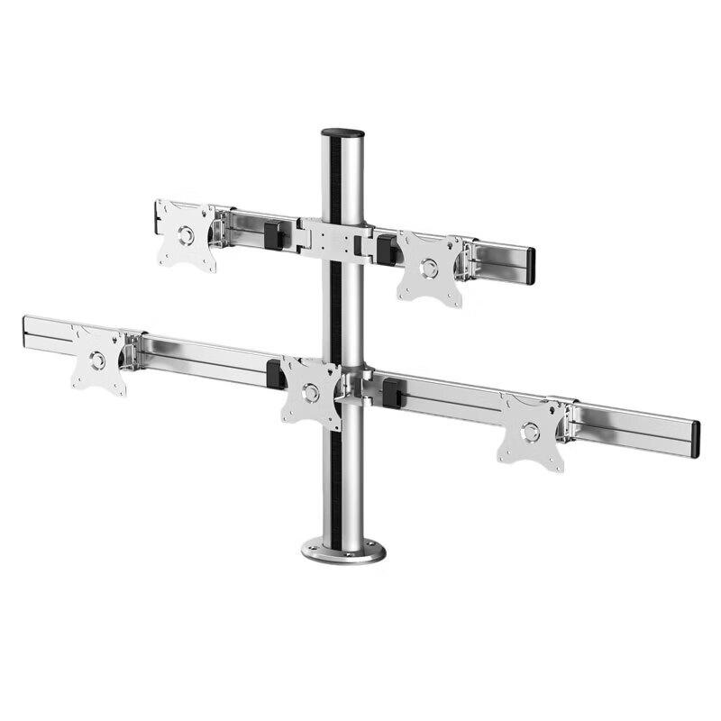 Aliver 5-Screen Desk Mount Monitor Stand