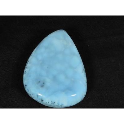 25X35X7MM Natural Blue Larimar Fancy Shape Cabochon Loose Gemstone 58Cts. LR-91