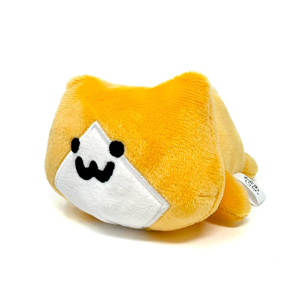 

Obungu to Issho Round and Round Tail Plush Toy Official Merchandise Mascot Toy (Kitten)