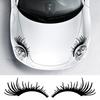 Auto Frontlicht Vinyl Aufkleber Niedliche Wimpern Stil Abziehbilder Zubehör Für Peugeot A3 A4 VW Golf Fiat Volvo