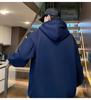 Men's Loose Fit Hooded Cardigan - Trendy American Style, Autumn/Winter 2025 Collection