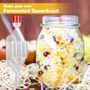 PP-Fermentationsflaschenverschluss S-förmiger selbstgemachter Blasen-Gärspund Gärbehälter-Dichtventil Kunststoffummanteltes Einwegventil