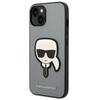 Karl Lagerfeld Klhcp14Ssapkhg Iphone 14 / 15 / 13 6,1 Srebrny/Silver Hardcase Saffiano Karl`s Head Patch