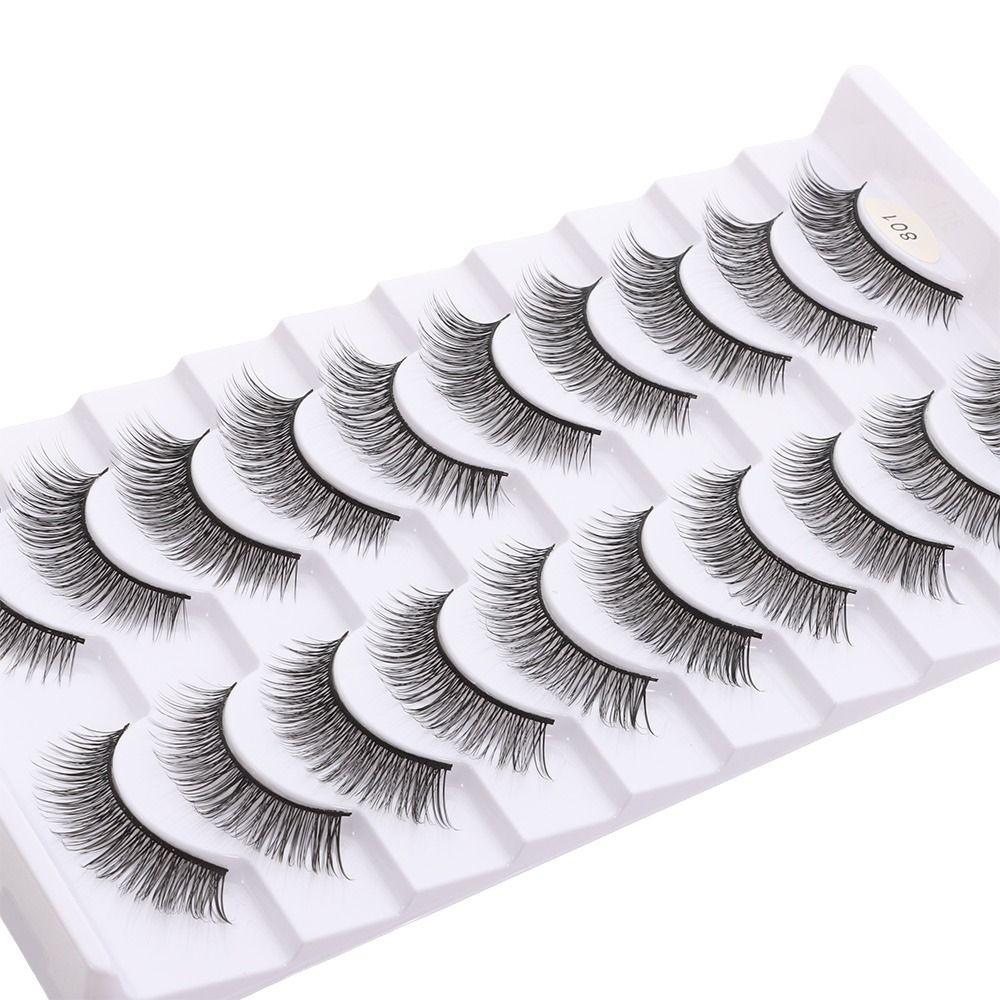 Full Strip False Eyelashes Handmade Fake Eyelash 3D Faux Mink Lash Eye Lash Extension