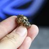 Biochemical Skull Head Brass Knife Beads Personality Punk Gas Mask Skeleton EDC Outdoor Tool Survival Paracord DIY Accessories
