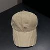 Korean niche trendy brand retro embroidery letter cap children spring and autumn new versatile face small baseball cap men