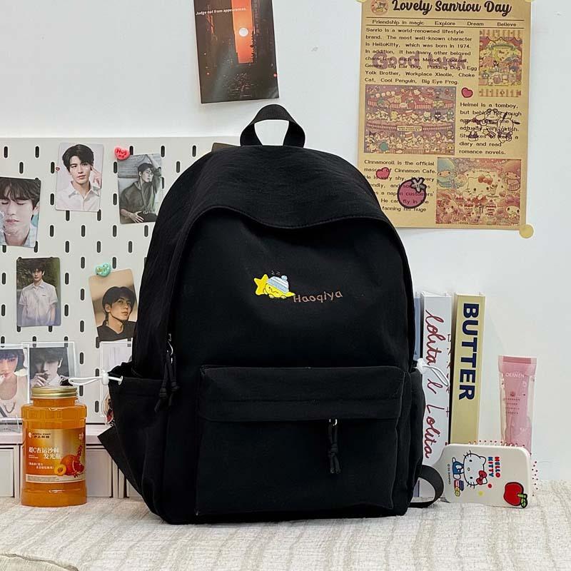 Schoolbag Japanese Ins Small Fresh Casual Schoolbag Female High Value Junior High School Student College Student Cute Backpack Lightweight Backpack