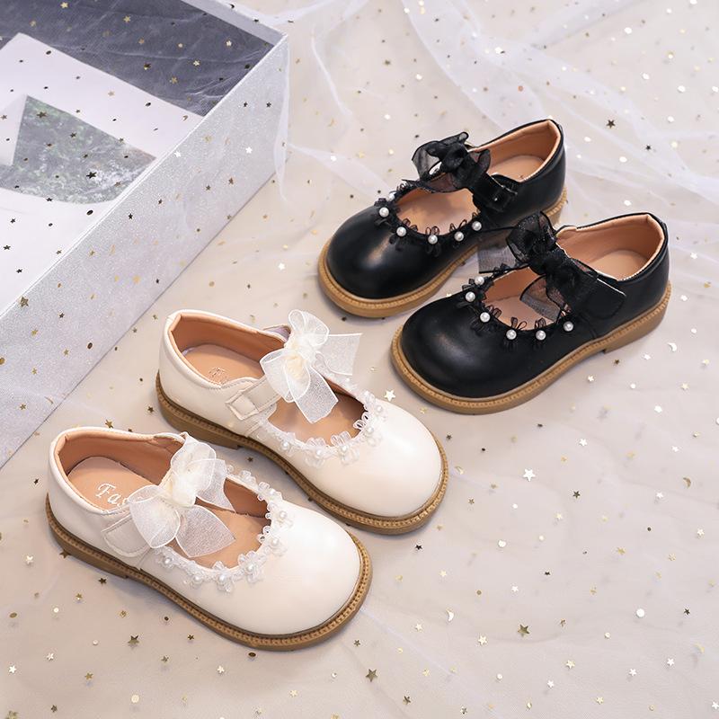 Girls' princess shoes 2025 spring and autumn new white children's small leather shoes girls' dress soft-soled shoes women's treasure single shoes