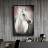 Black and White Horse Portrait Poster Print Canvas Painting Horses Running Animal Wall Art Picture for Farmhouse Room Home Decor