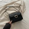 Rhombus Chain Bag Women's 2025 New Trend Fashion Oblique Span Bag Versatile Niche High-end Shoulder Small Square Bag