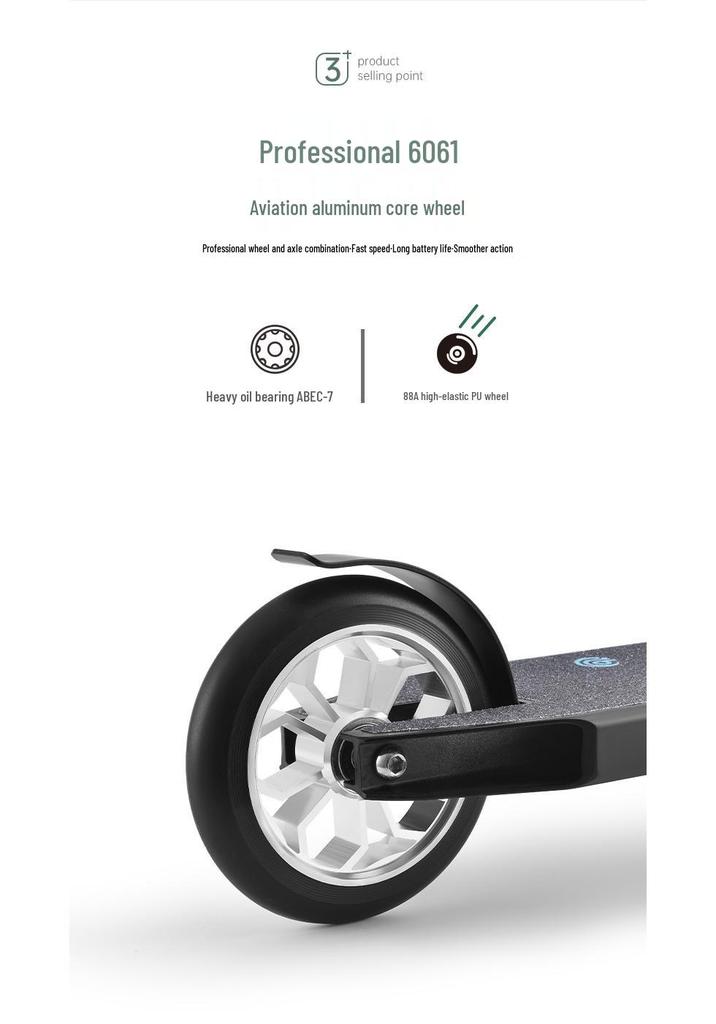 Electric Scooter for Adults: Freestyle Cruising, Stunt Jumps, and Commuting