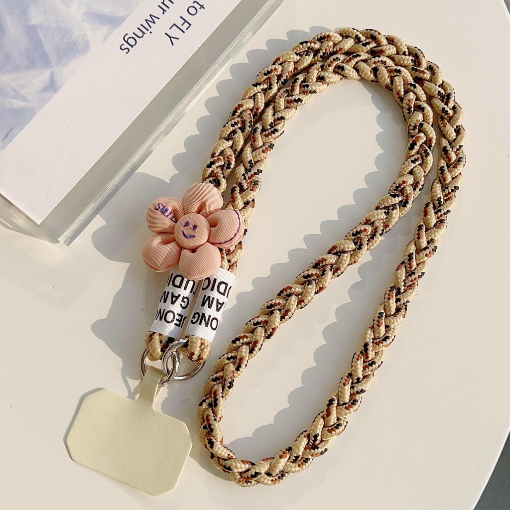 Can Be Carried Outdoor Mountaineering Mobile Phone Lanyard Women's Belts Woven Hanging Ornaments Anti Loss Lanyards Neck Strap