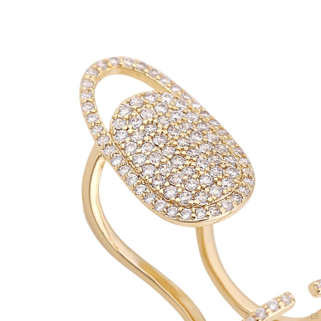 Nagelring Återanvändbara Smycken Fingernagel för Kvinnor Dejtkväll Nattklubb