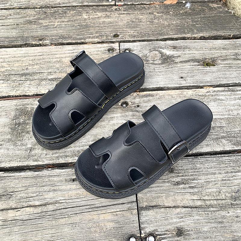 Platform Women'S Summer Sandals Solid Color Fashion Casual Beach Women'S Sandals