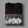 Terrifier Horror Movie T Shirts Men 100% Cotton Vintage T-Shirt Crew Neck  Tees Short Sleeve Clothes Summer