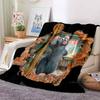Coperta in flanella del cartone animato Ratatouille, calda e morbida per la primavera, adatta sia per uomini che per donne, bellissima coperta per il soggiorno,