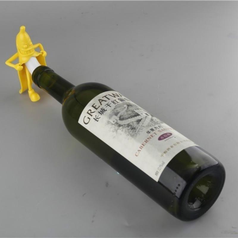 Kitchen Bar Creative Novelty Banana Wine Stopper Bar Cork Cap Home Funny Tool