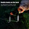 1PC Anti-separation Base Fishing Hook Double Hook For Fishing Live Bait With Double Bait Keeper Barbs High Carbon Steel