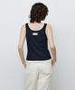 MONGDOL [Set] Layered Ribbed Knit Sleeveless Navy Mdkt117Navy
