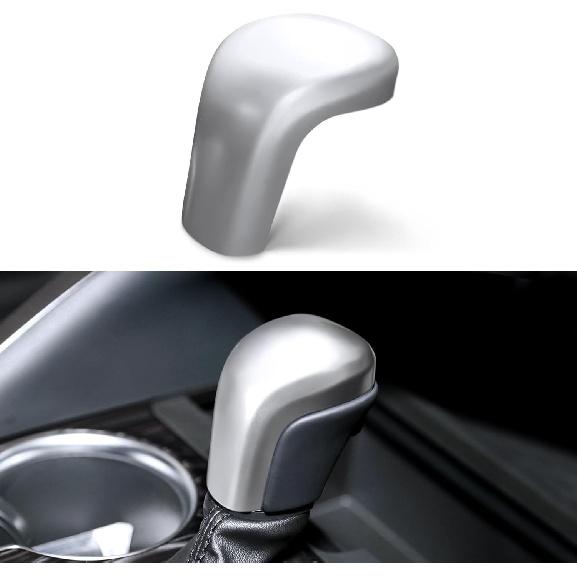 No Adhesive Car Gear Shift Knob Cover for Toyota Camry 2018-2025 for Corolla -2025 ABS Interior Shell ert Decoration Protector (Red)