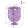 Silicone Egg Cleaning Brush, Dual-Head Egg Washer Scrubber with Bristles, Food-Grade Kitchen Tool for Washing Eggshells