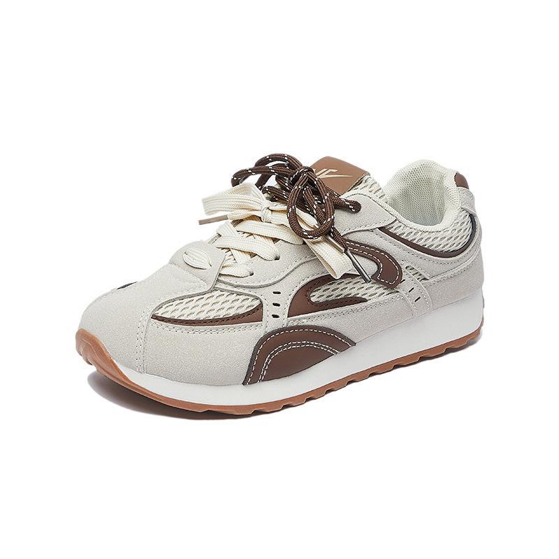 

Women s autumn new leisure sports versatile fashion thick bottom inner height increase niche 40 хаки