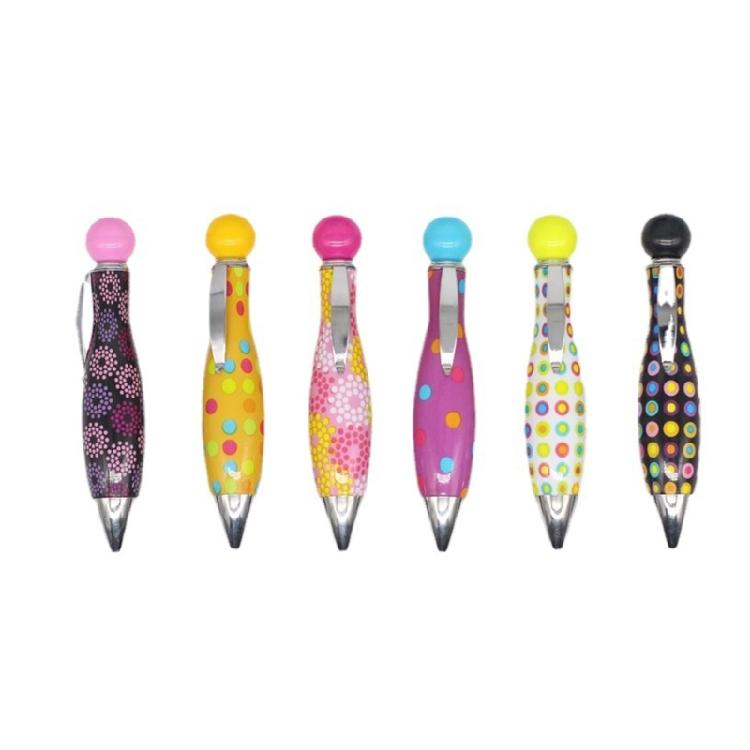 

6 Pcs Ballpoint Pen Big Fat Pen Wide Grip Pen Gift Pen Smooth Writing Pen Small Pen Short Fat Pen for Student