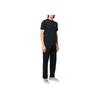 STONE ISLAND FW22 Solid Color Label Crew Neck Short Sleeve T-Shirt Men Tops Navy-Blue 771523742-V0020