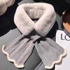 Fish Tail Scarf, Women's, Plush, Scarf, Thickened, Windproof, Cold Proof, Warm Shawl, Warm