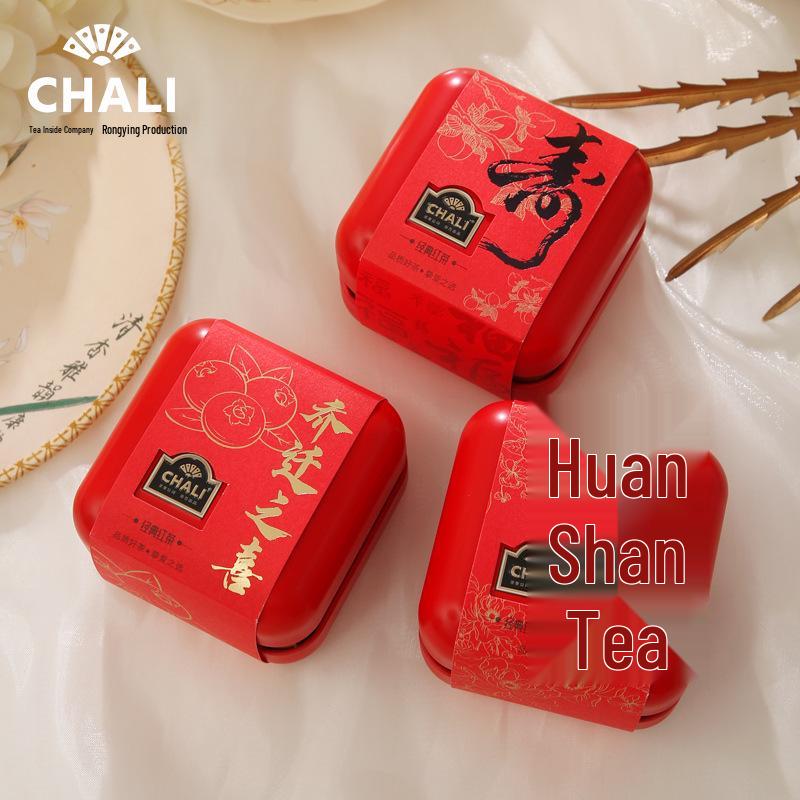 CHALI Tea Bags in Iron Can - Bridal Gift, Bridesmaid Favor, Practical Wedding Keepsake