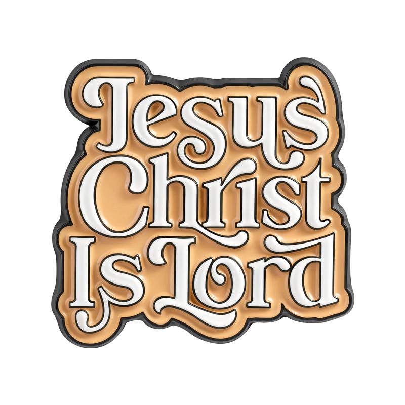 Jesus Christian-themed Enamel Pins Cartoon Listen to God Sheep Cross Brooches Lapel Badges Clothes God Faith Jewelry Gift