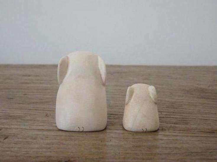 Polepole Animal Parent and Child Set: Elephant [T-Lab]