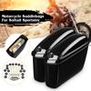1 Paar Aufbewahrungs Hartbox Werkzeug Motorrad Satteltaschen Koffer Seite Gepäcktasche für Harley Softail Sportster