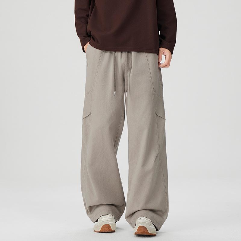American Trendy Casual Pants Men's New Spring and Autumn Loose Straight Versatile Trend Handsome Long Pants Wholesale