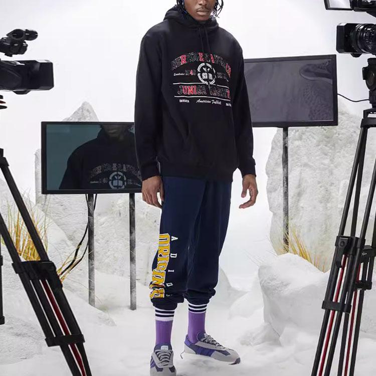 Adidas Originals Trefoil Hoodie Men Tops Black HF9218